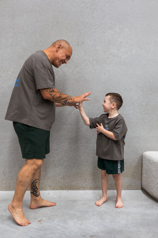 No Sleep Club Adults Tee - Charcoal