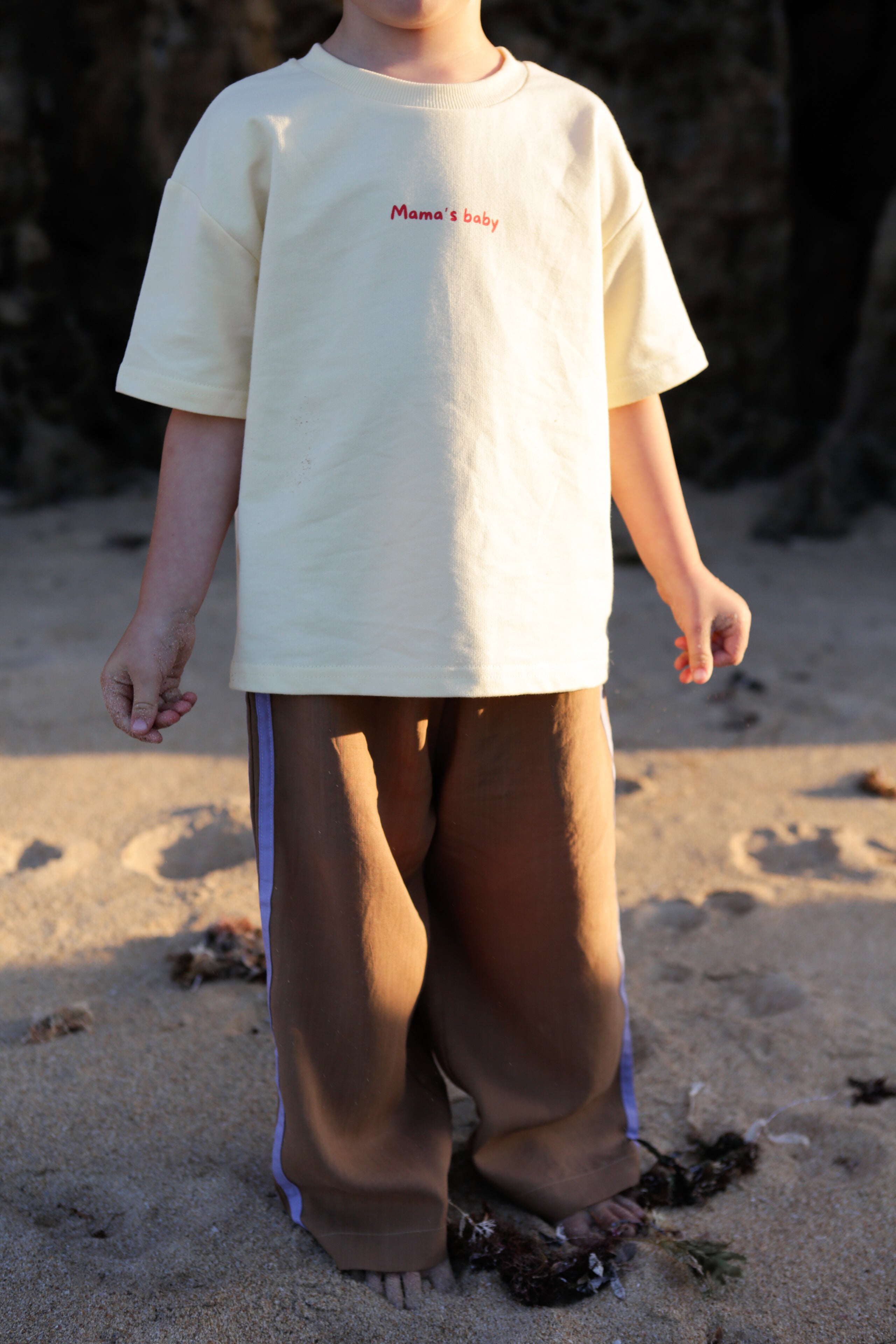 Brown/Purple Racer Pant