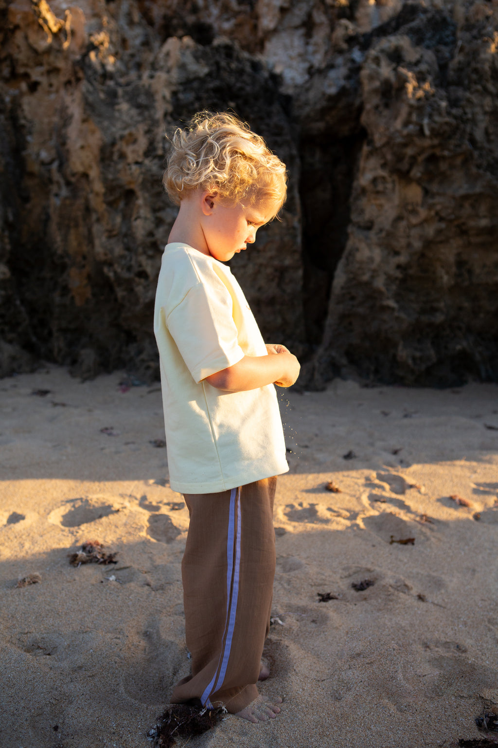 Brown/Purple Racer Pant