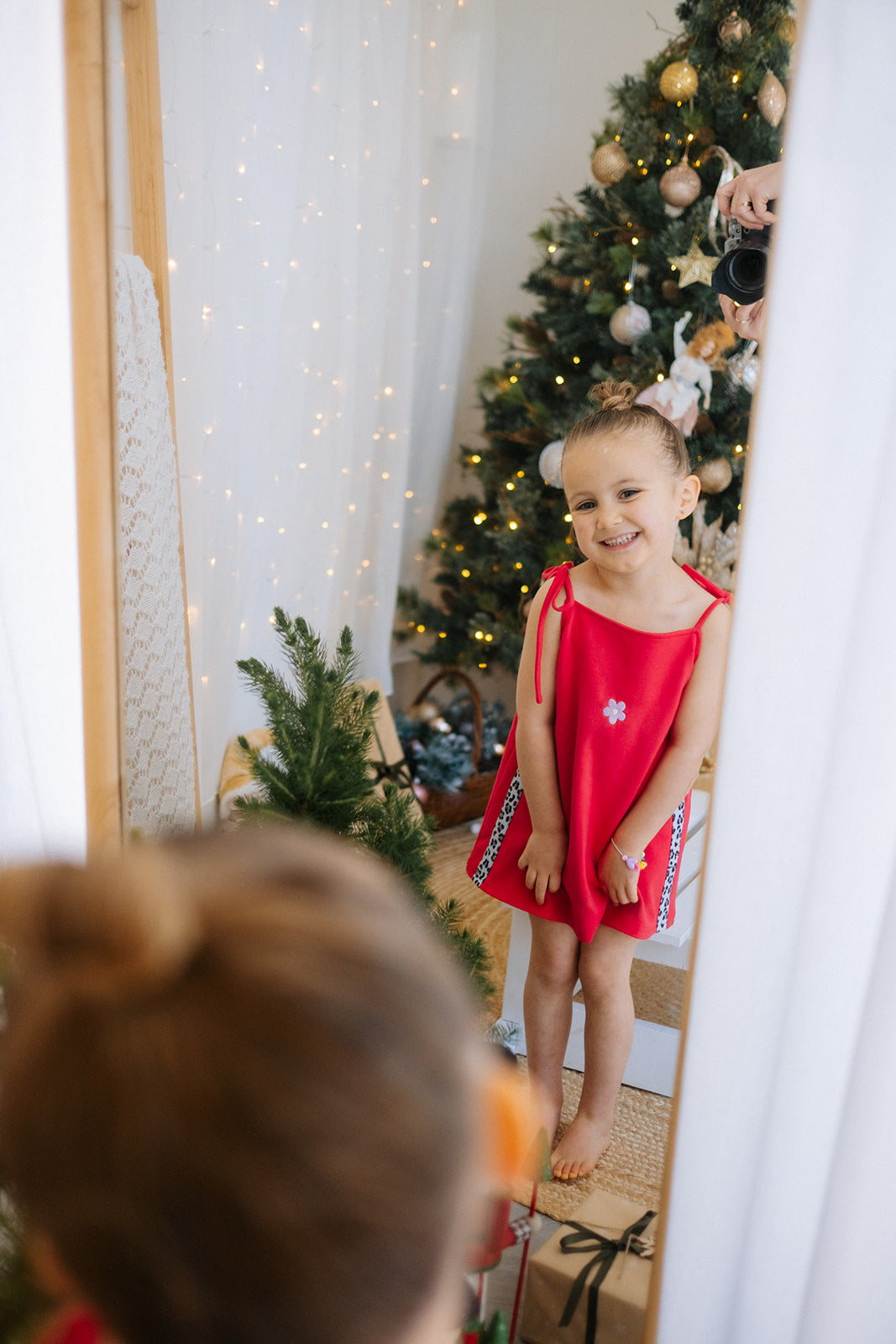 Red Leopard Stripe Dress - COMING SOON