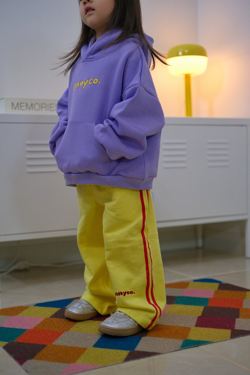 Kids Yellow Racer Pant