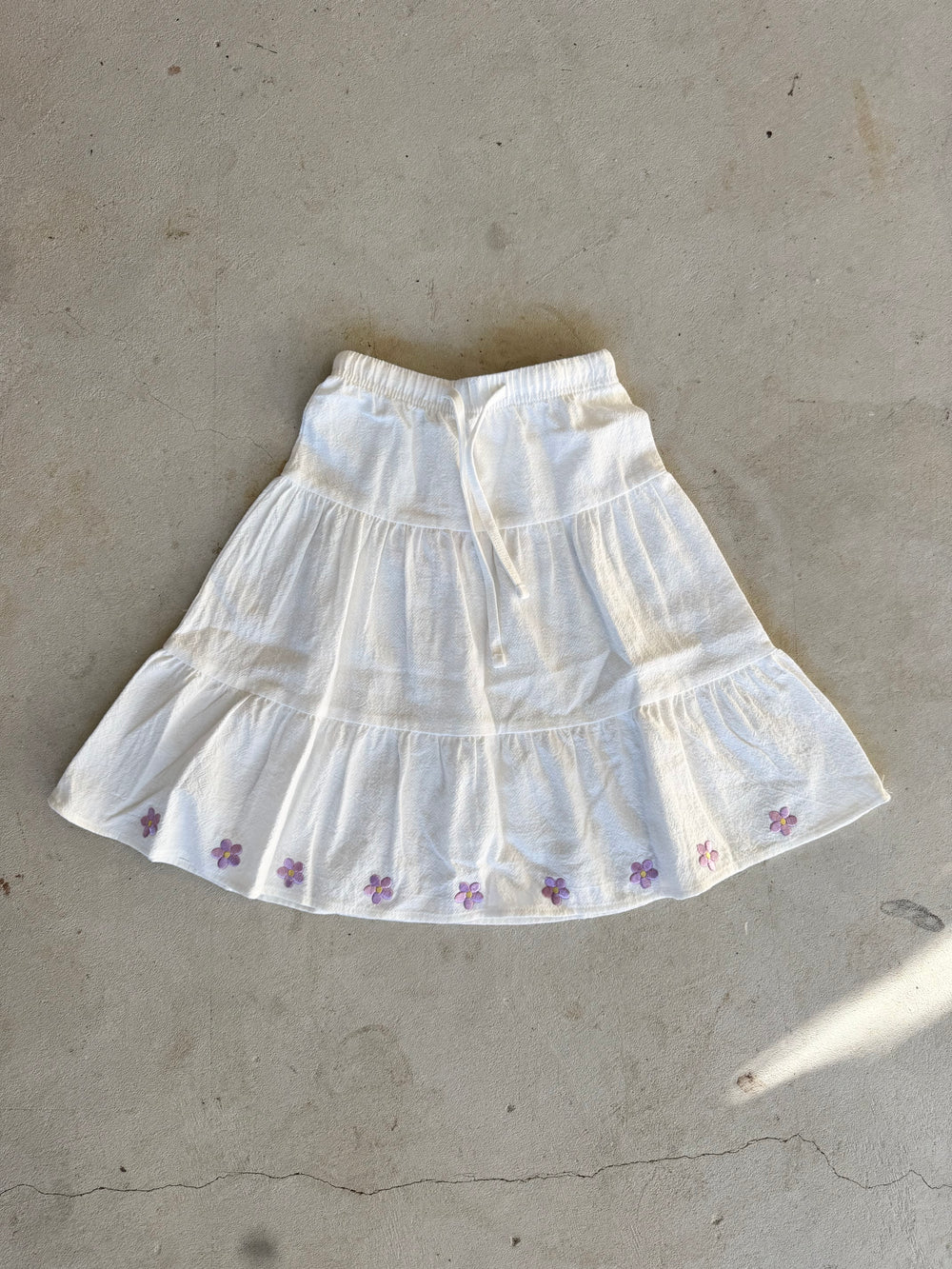 Flower Maxi Skirt