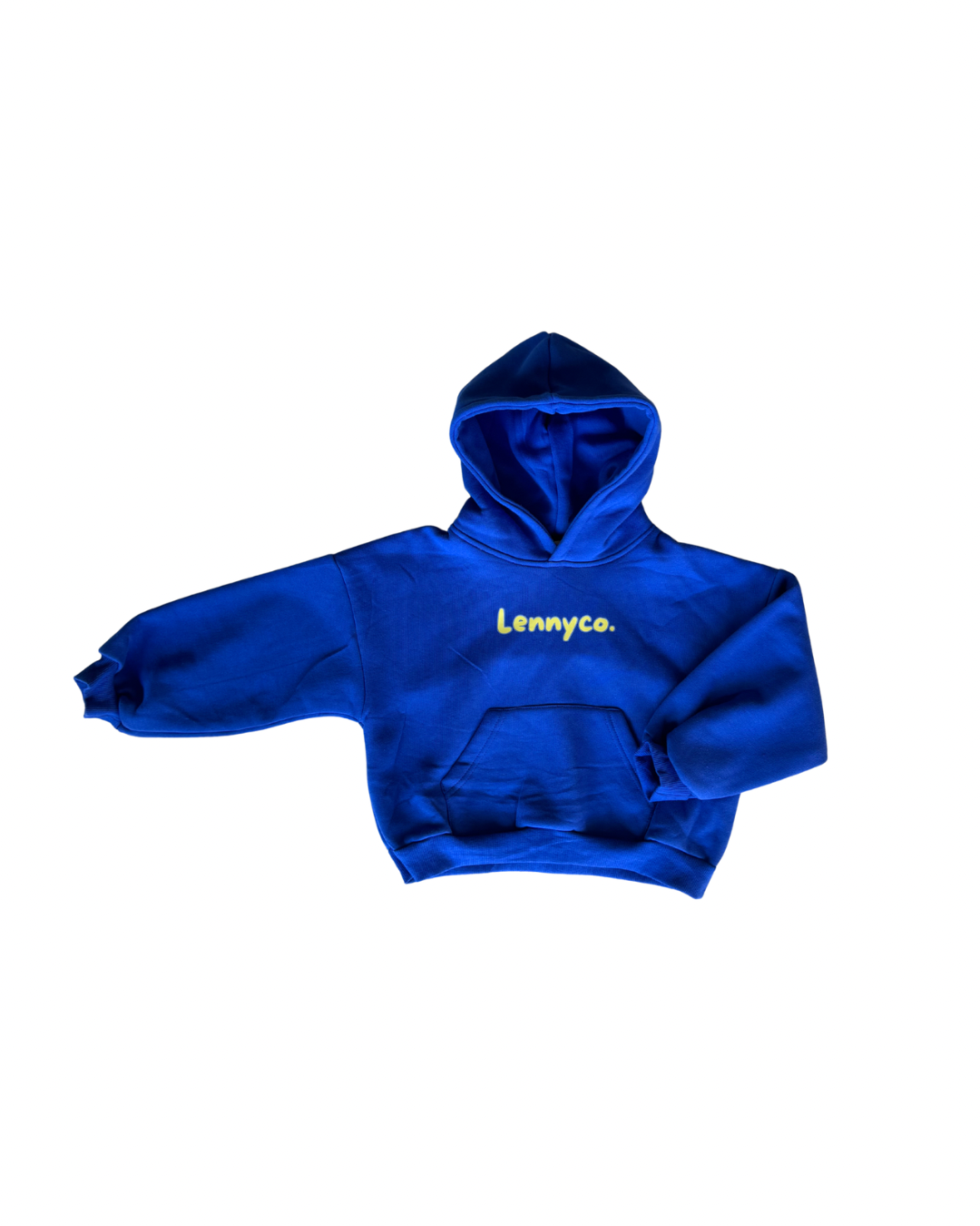Kids Oversized Fleece Hoodie - Royal Blue