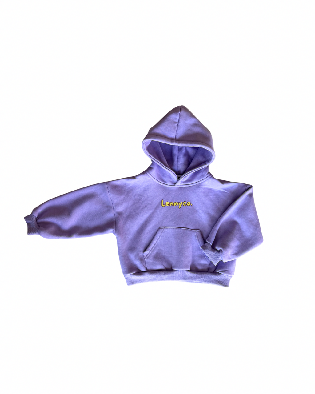 Kids Oversized Fleece Hoodie - Lilac