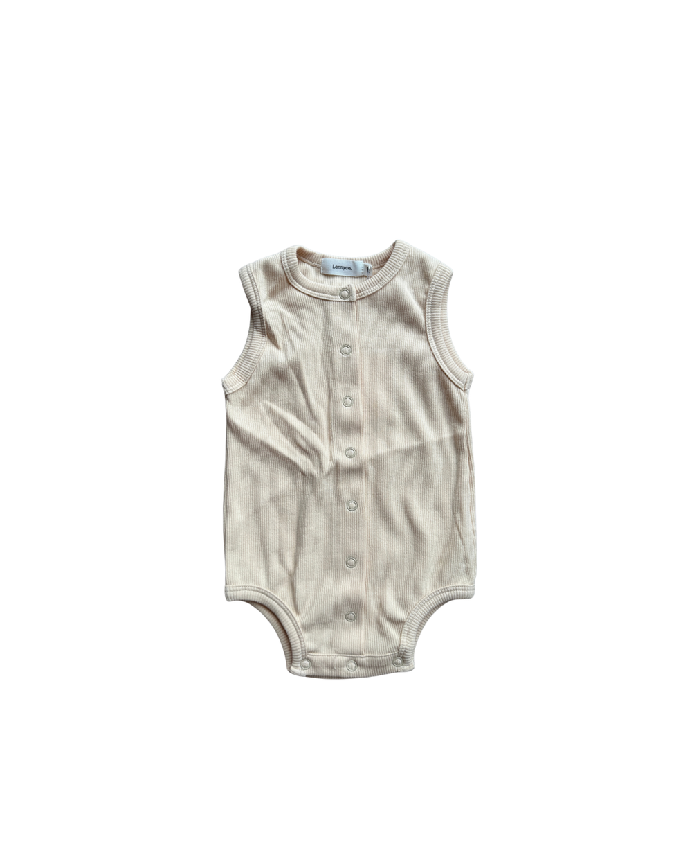 Basics Ribbed Romper Cream - 2 for $50