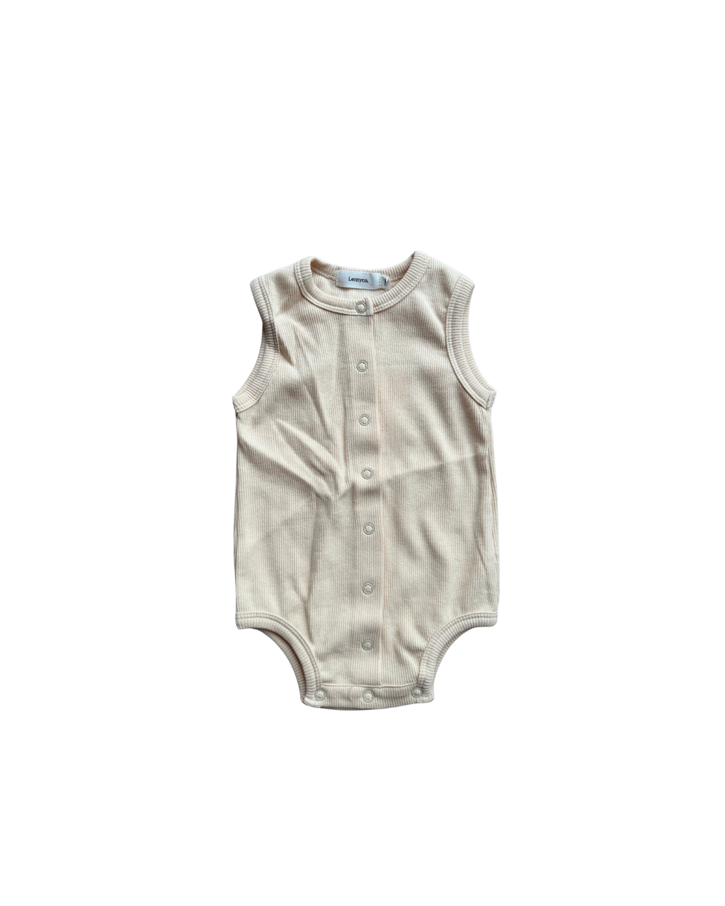 Basics Ribbed Romper Cream - 2 for $50