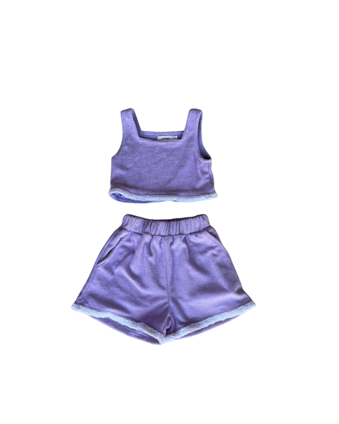Terry Towelling Lilac Set