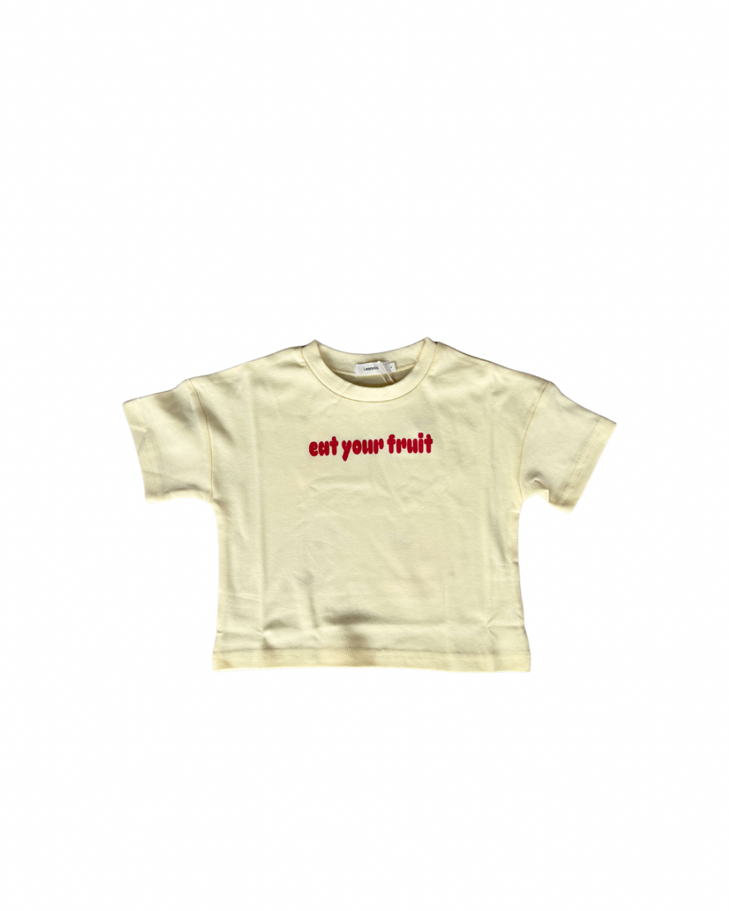 Eat Your Fruit Tee - Butter Yellow