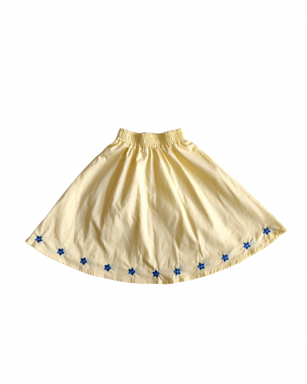 Yellow Flower Maxi Skirt