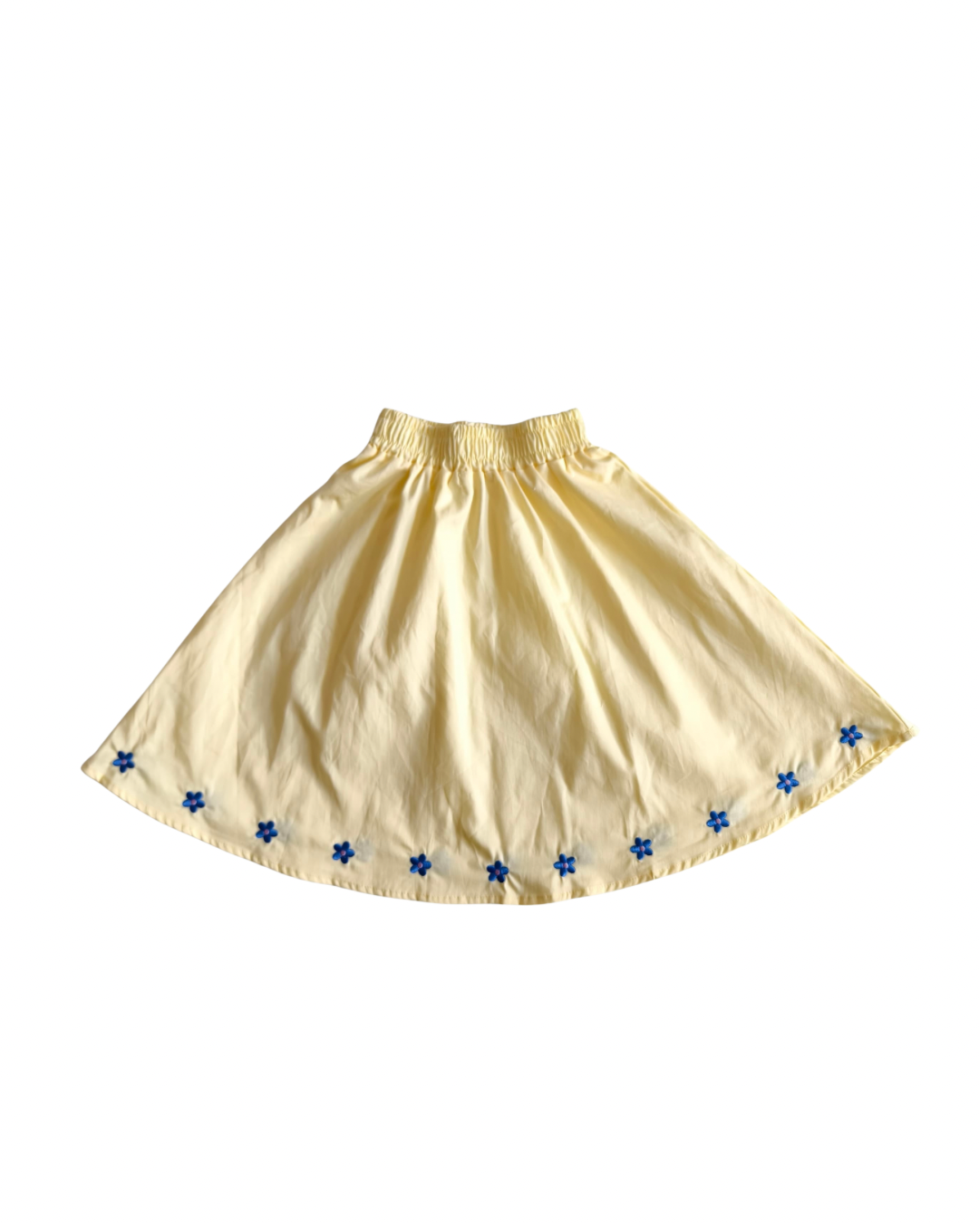 Yellow Flower Maxi Skirt