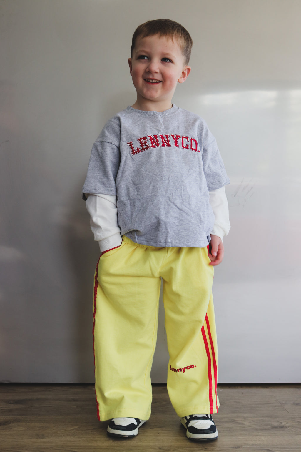 Kids Yellow Racer Pant