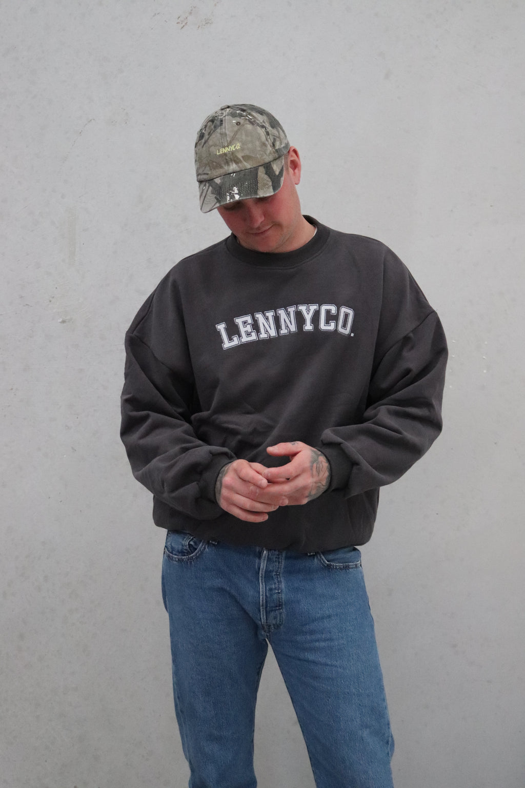 Adult College Jumper Charcoal