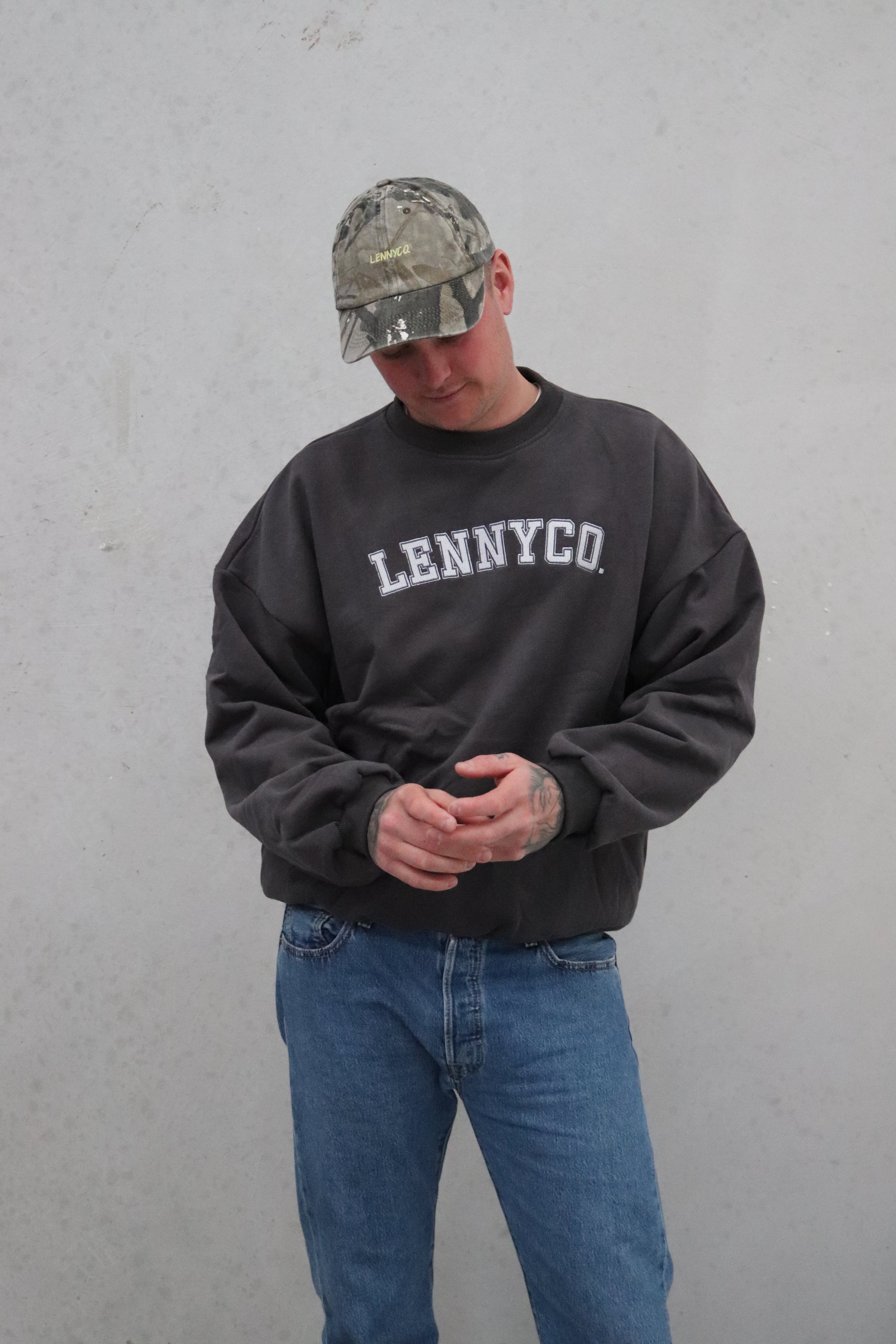 Adult College Jumper Charcoal