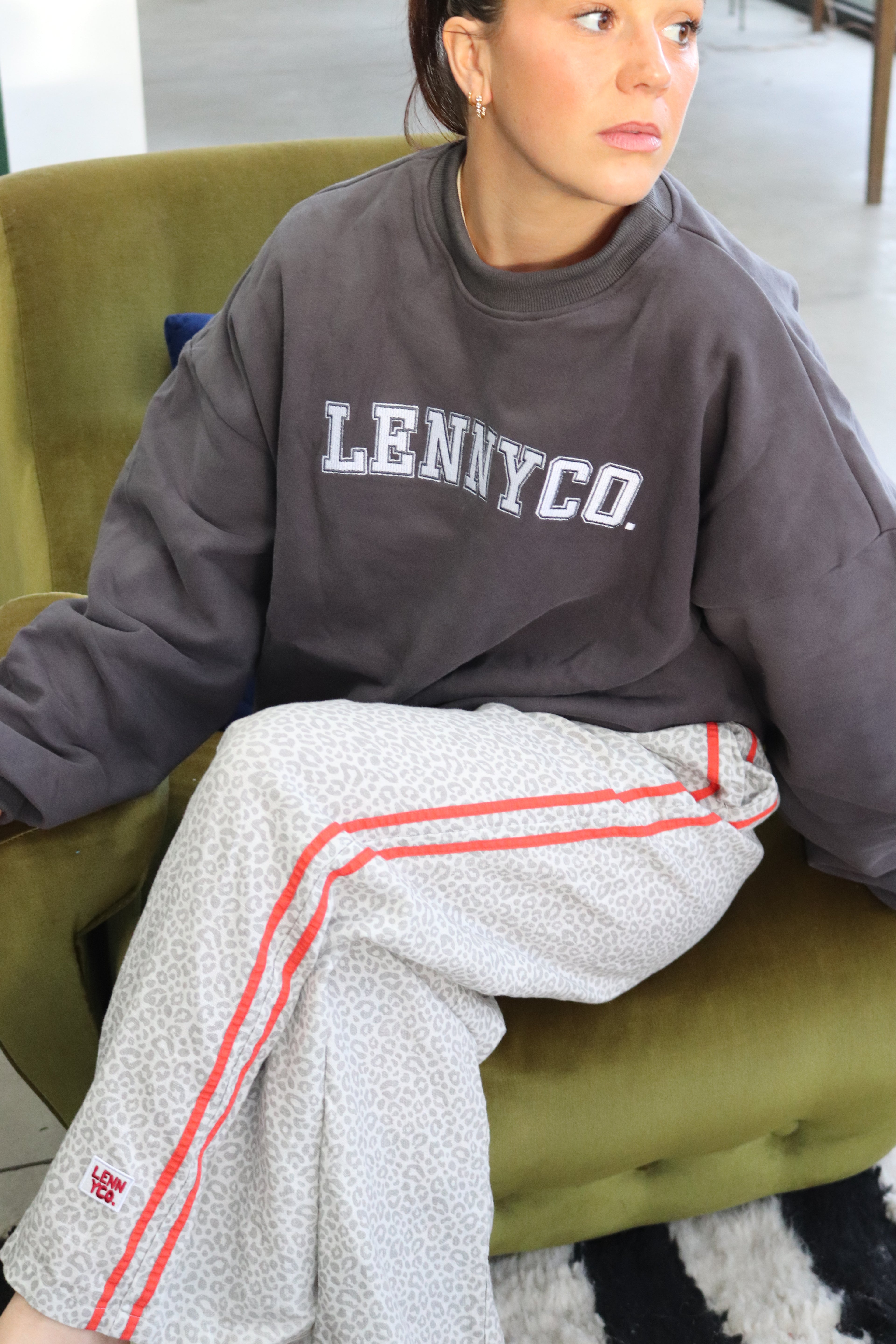 Adult College Jumper Charcoal