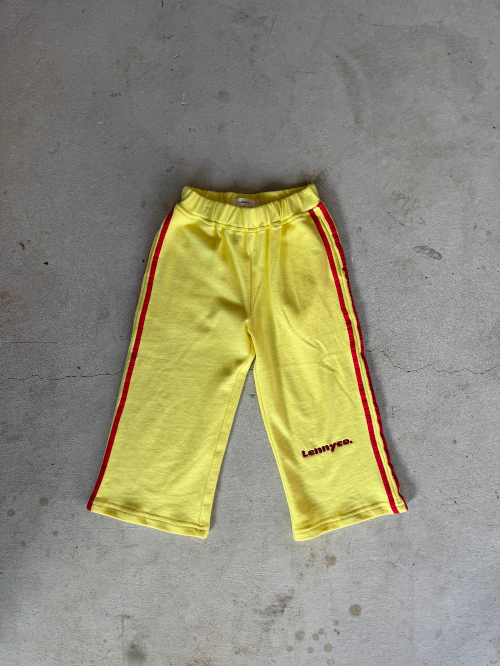 Kids Yellow Racer Pant