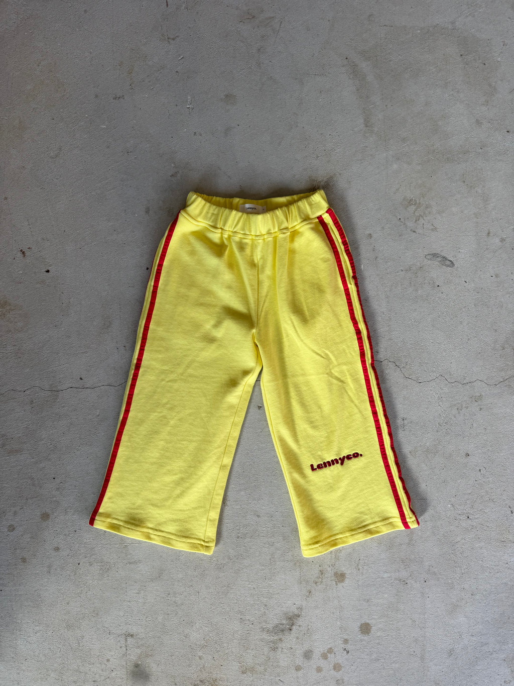 Kids Yellow Racer Pant