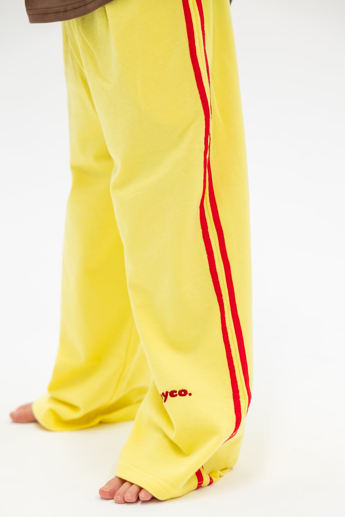 Kids Yellow Racer Pant