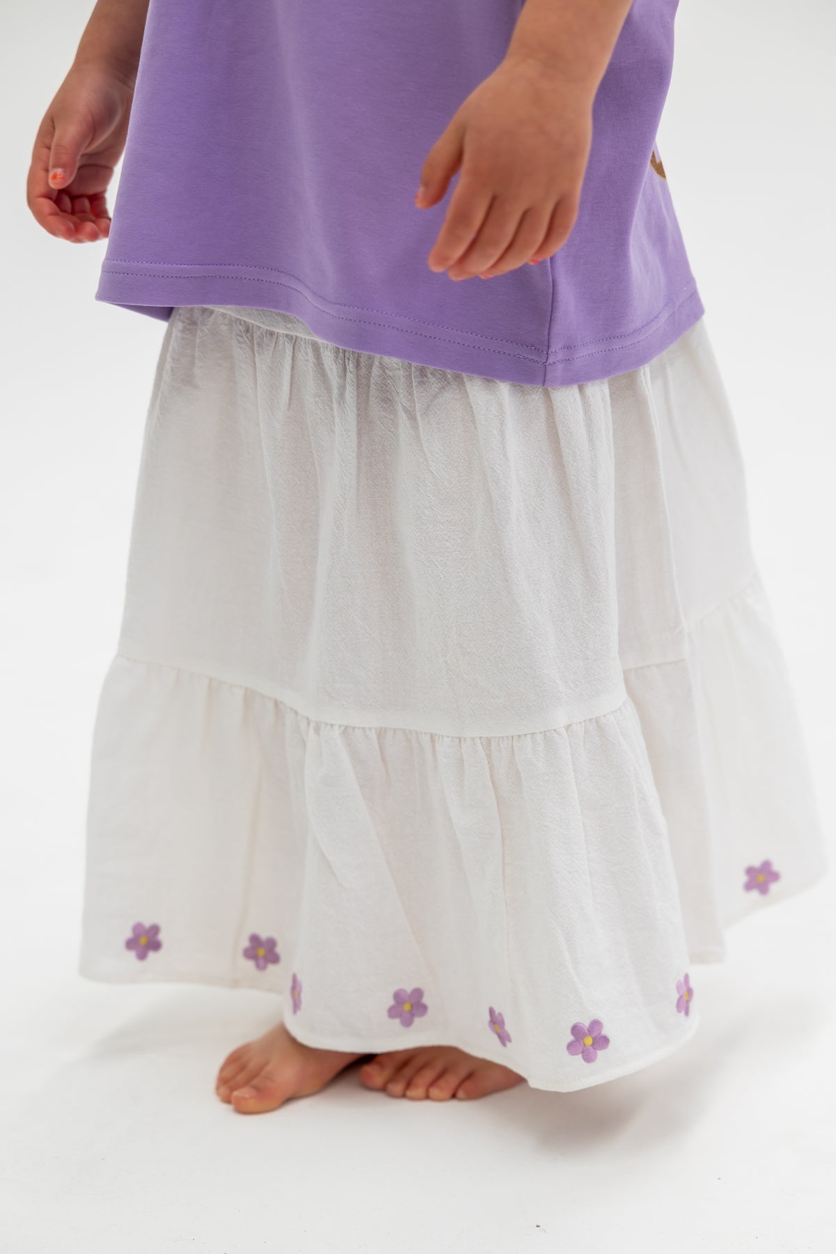 Flower Maxi Skirt