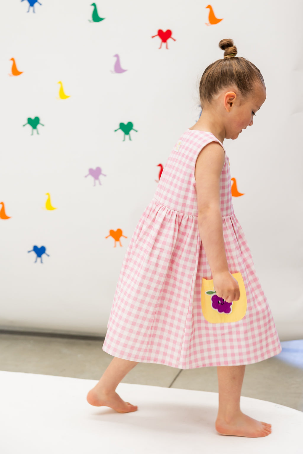 Pink Gingham Dress
