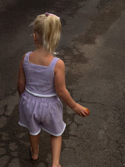 Terry Towelling Lilac Set