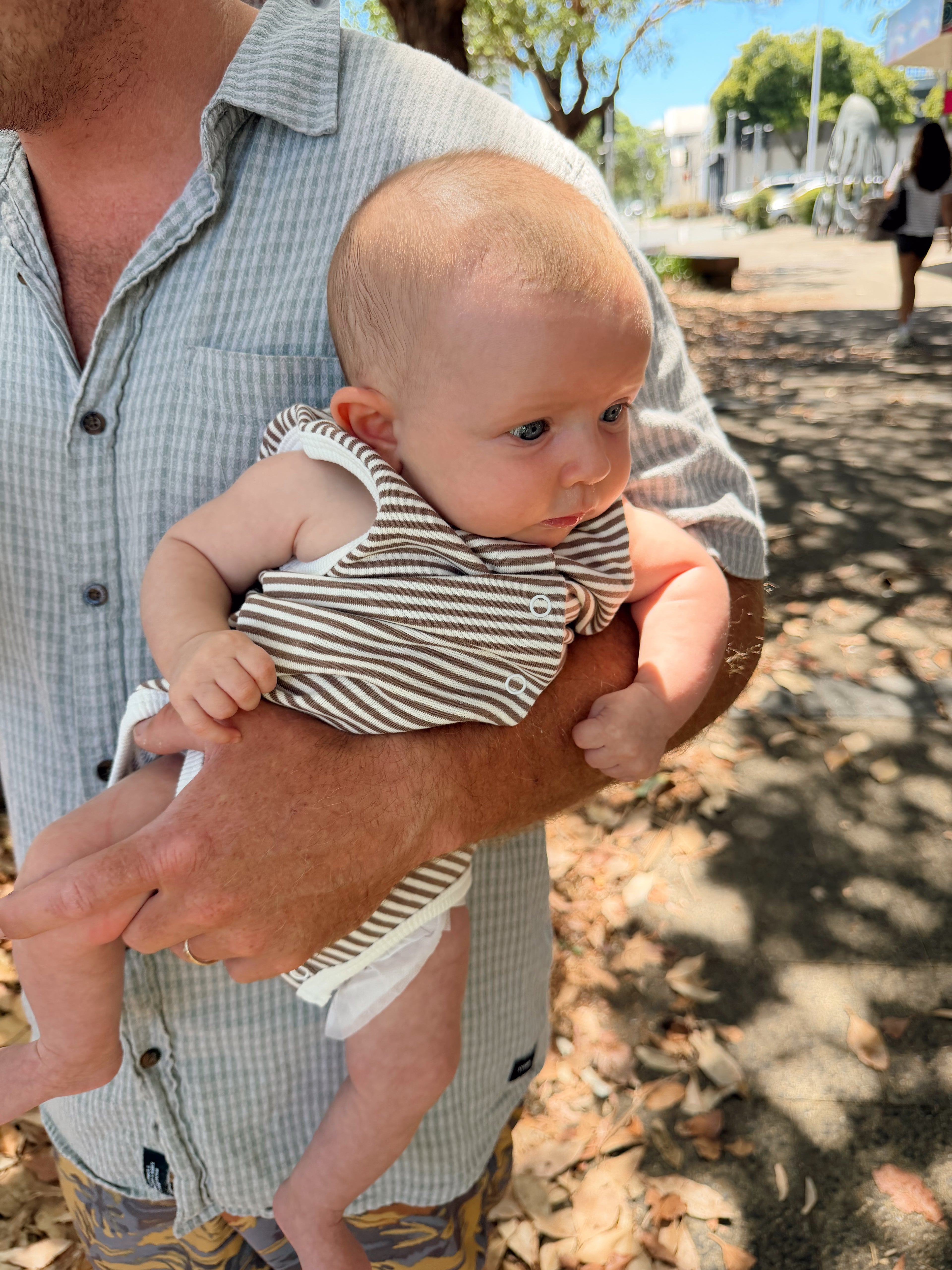 Striped Singlet Romper