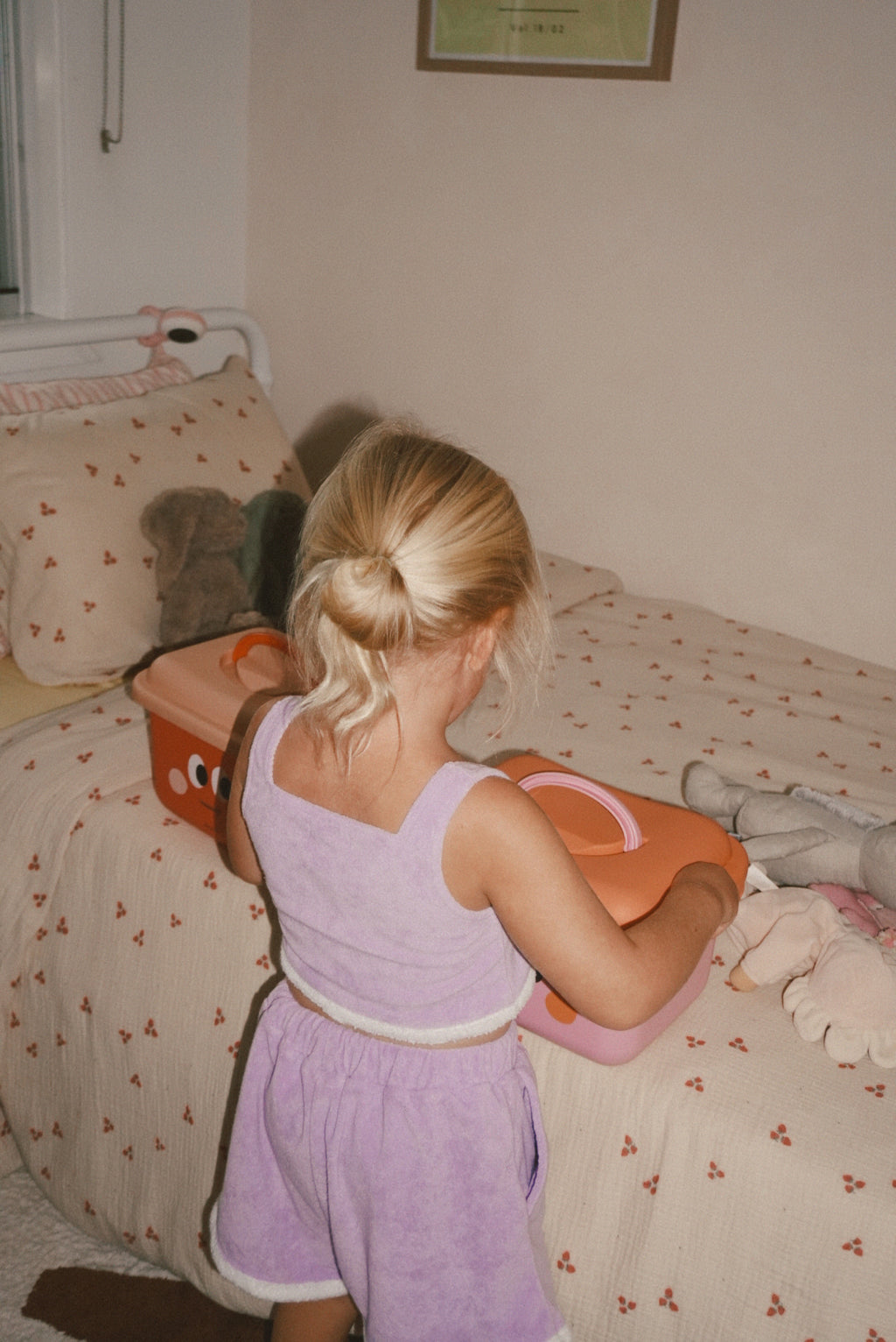 Terry Towelling Lilac Set