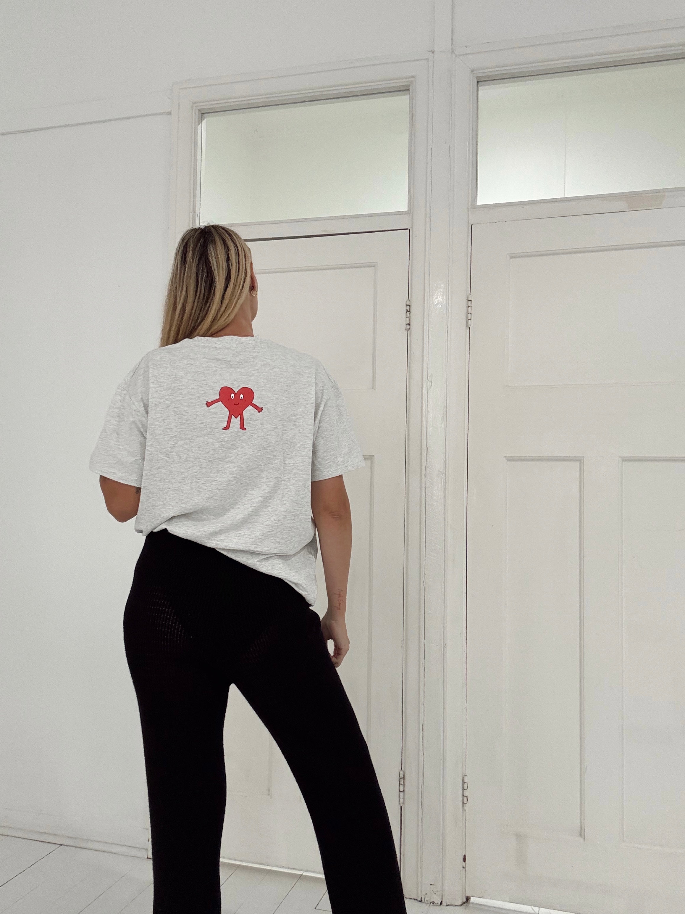 heartman tee, matching tees, heart tee, hey mama mama tee