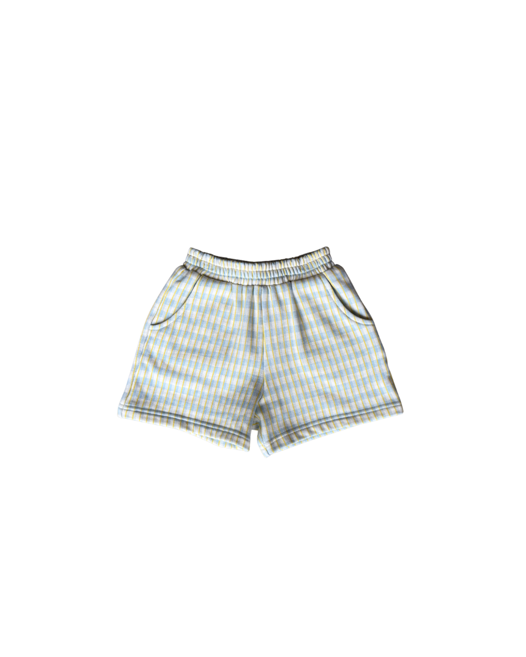 Blue/Yellow Gingham Short