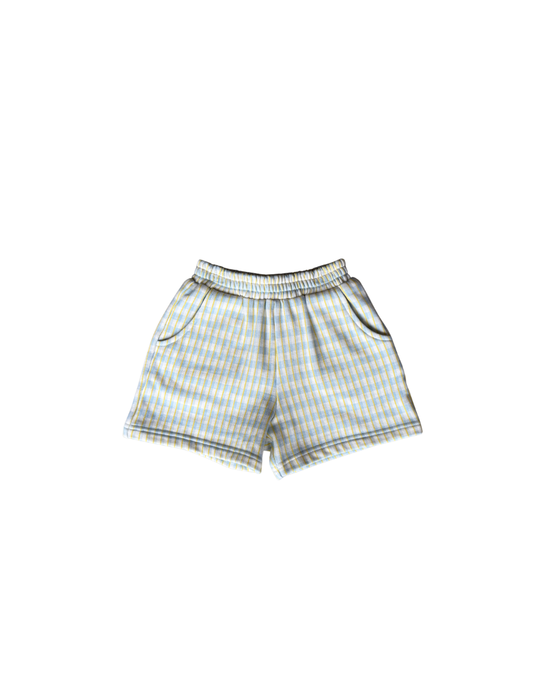Blue/Yellow Gingham Short